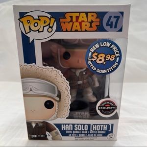 FUNKO POP! Star Wars: 47, Han Solo (Hoth), GameStop Exclusive